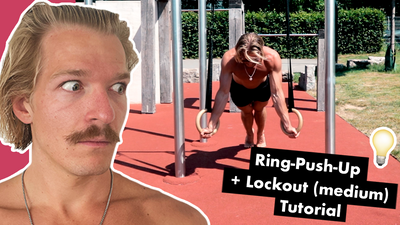 Ring-Push-Up + Lock-Out